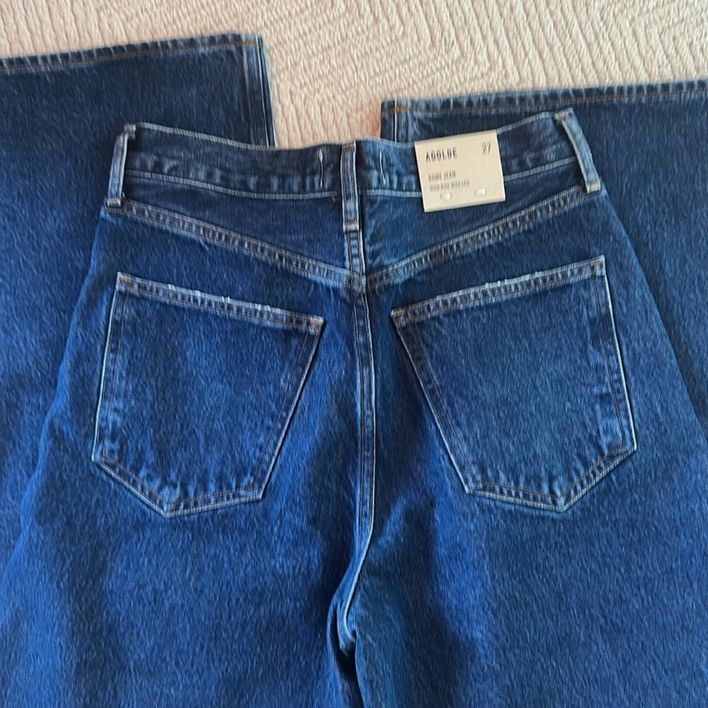 Agolde Dame High Rise Wide Leg Jeans - Picture 7 of 7